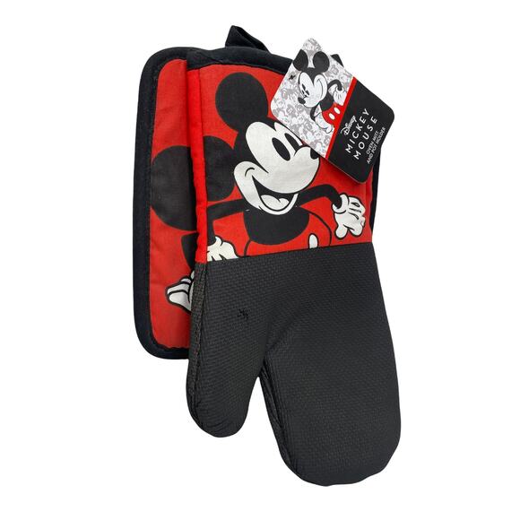 Disney Mickey Mouse Oven Mitt and Pot Holder 2 Piece Set New with Tags - Picture 1 of 5